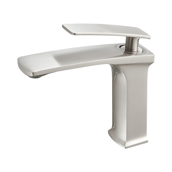 YUNDOOM  Brushed silver basin faucet  102812