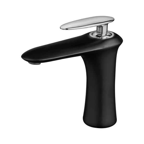 YUNDOOM  Silver black combination color basin faucet  104114