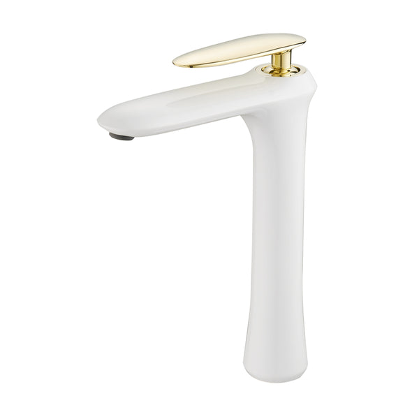 YUNDOOM  White gold mixed color basin faucet  104135T