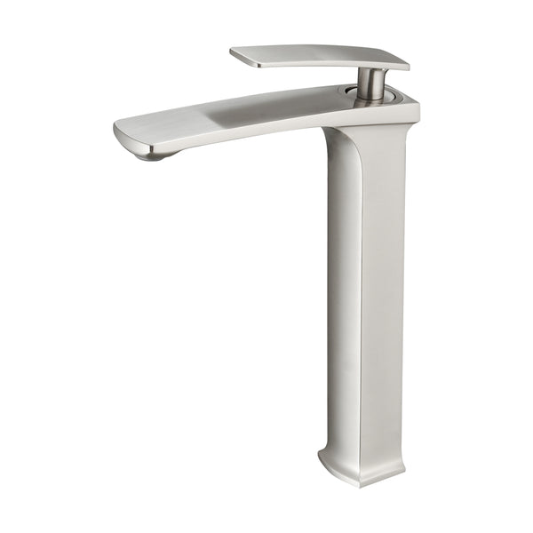 YUNDOOM  Brushed silver basin faucet  102832