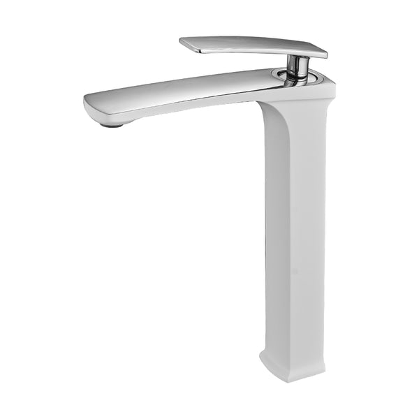 YUNDOOM  Silver white combination color basin faucet  102833