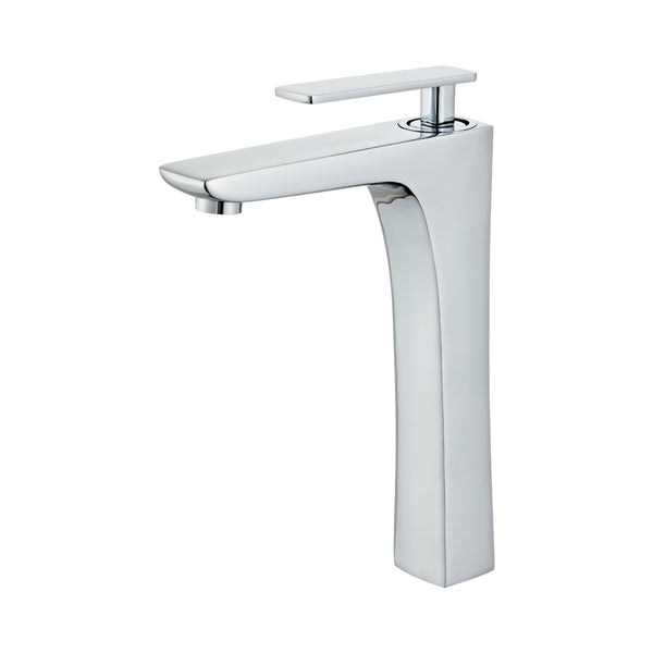 YUNDOOM Grifo para lavabo plateado brillante 101331