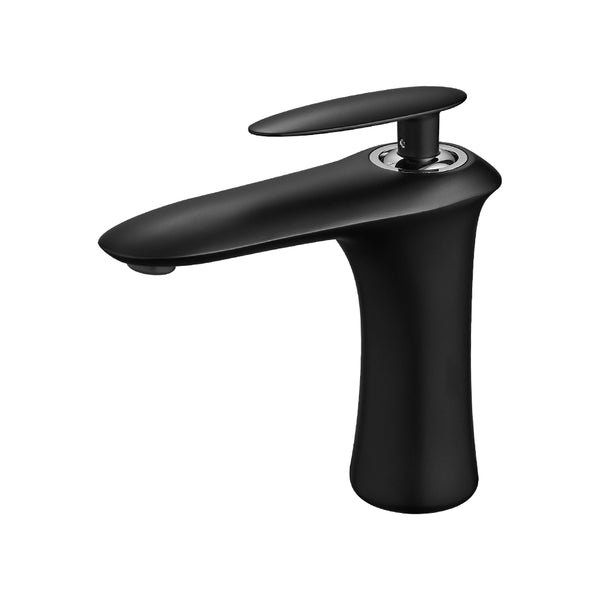 YUNDOOM  Silver black combination color basin faucet  104116