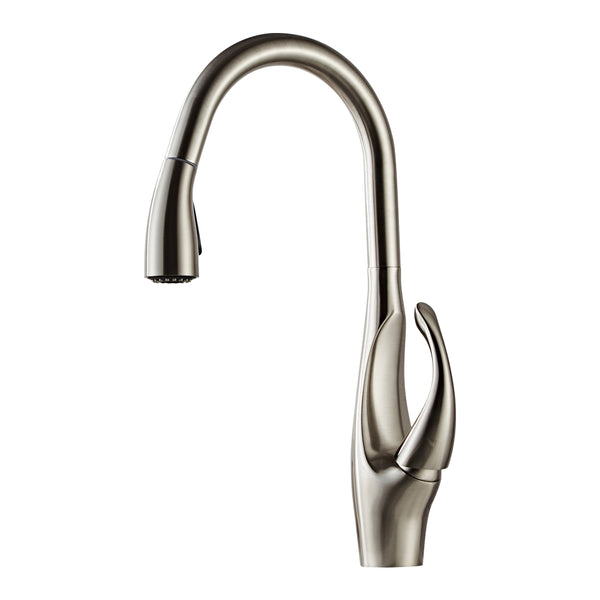 YUNDOOM  Brushed silver kitchen faucet  301012