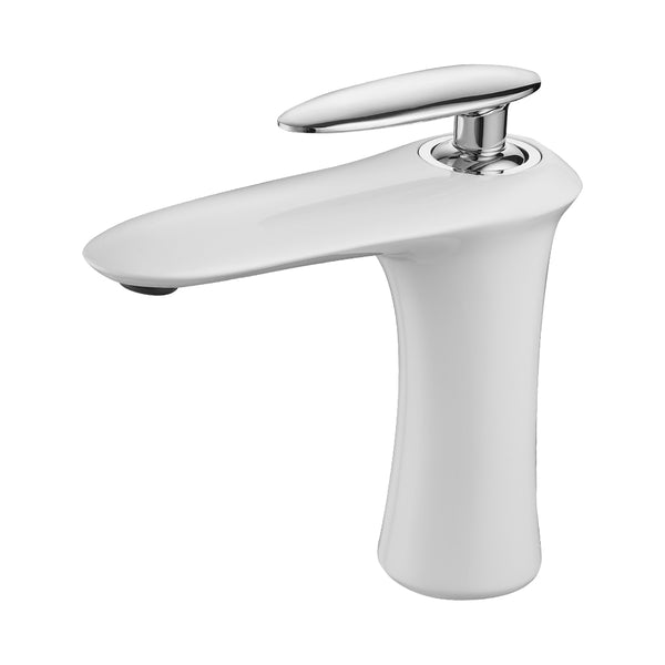 YUNDOOM  Silver white combination color basin faucet  104113