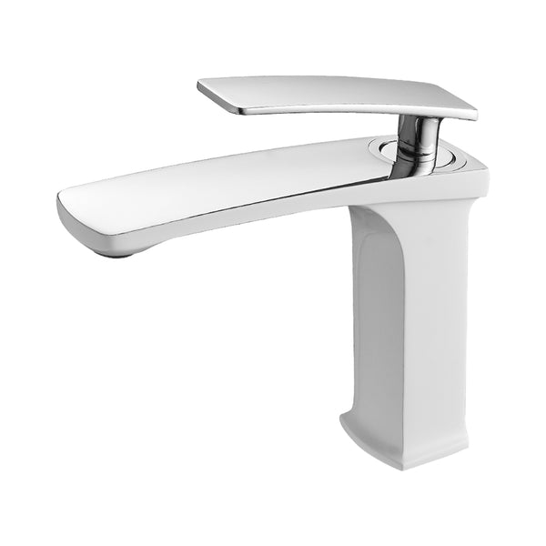 YUNDOOM  Silver white combination color basin faucet  102813