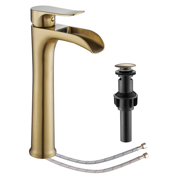 Grifo de lavabo YUNDOOM dorado 81013T