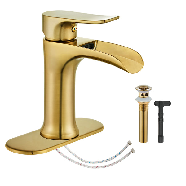 Grifo de lavabo YUNDOOM dorado 81011T